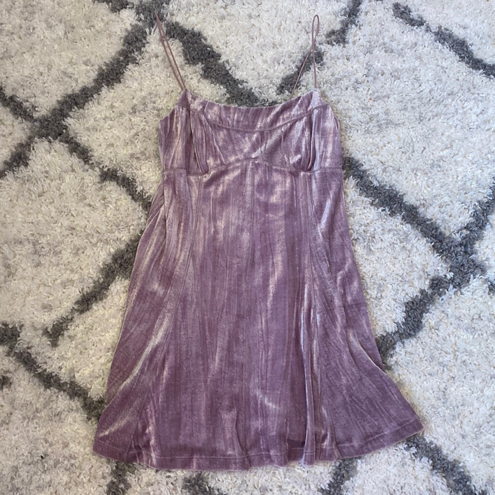 Target pink velvet dress